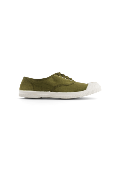 Bensimon Lacet Femme Coloris De Saison Olive - Yeşil Kadın Ayakkabısı
