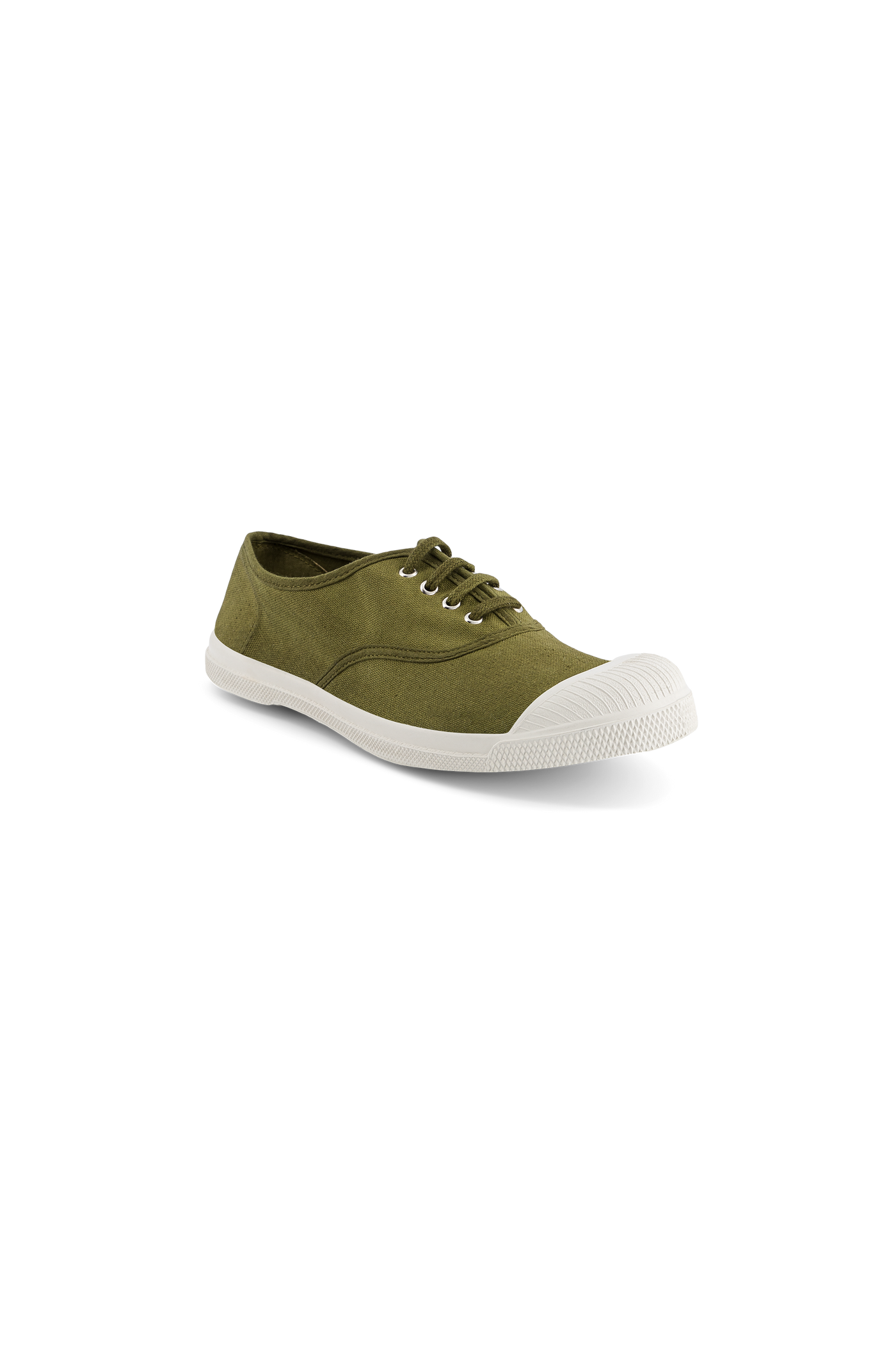 Bensimon Lacet Femme Coloris De Saison Olive - Yeşil Kadın Ayakkabısı