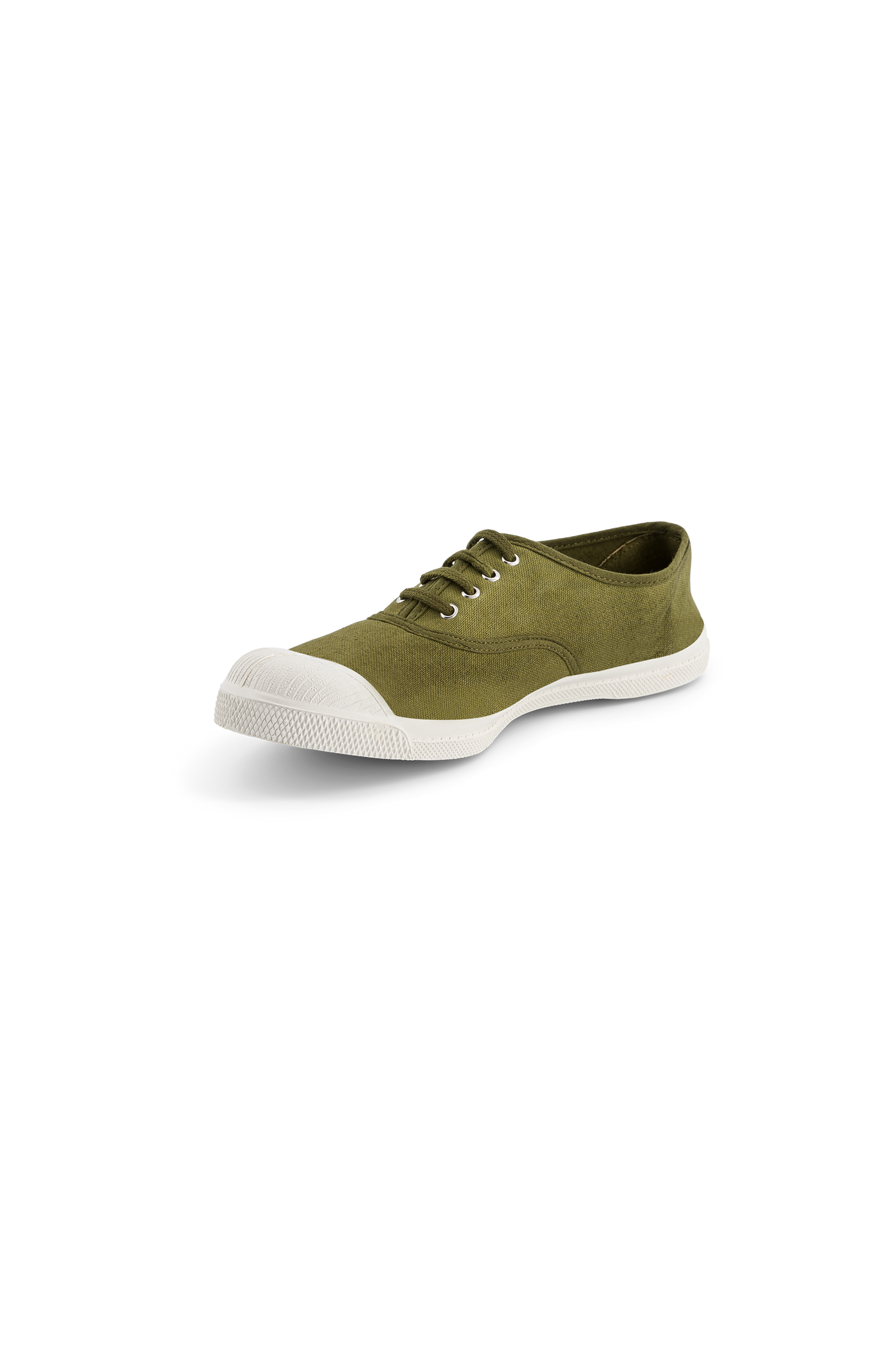Bensimon Lacet Femme Coloris De Saison Olive - Yeşil Kadın Ayakkabısı