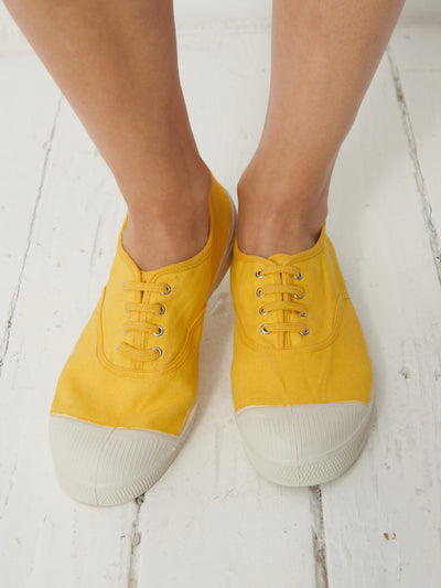 Bensimon Lacet Femme Coloris De Saison Bouton D Or - Sarı Kadın Ayakkabısı