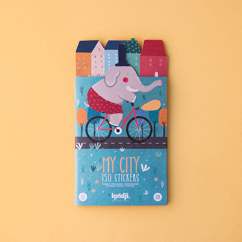 Londji Activities - Stickers City - Aktiviteler Çıkartma Şehir