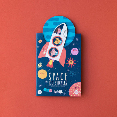 Londji Activities Stickers Space - Aktiviteler Çıkartma Uzay