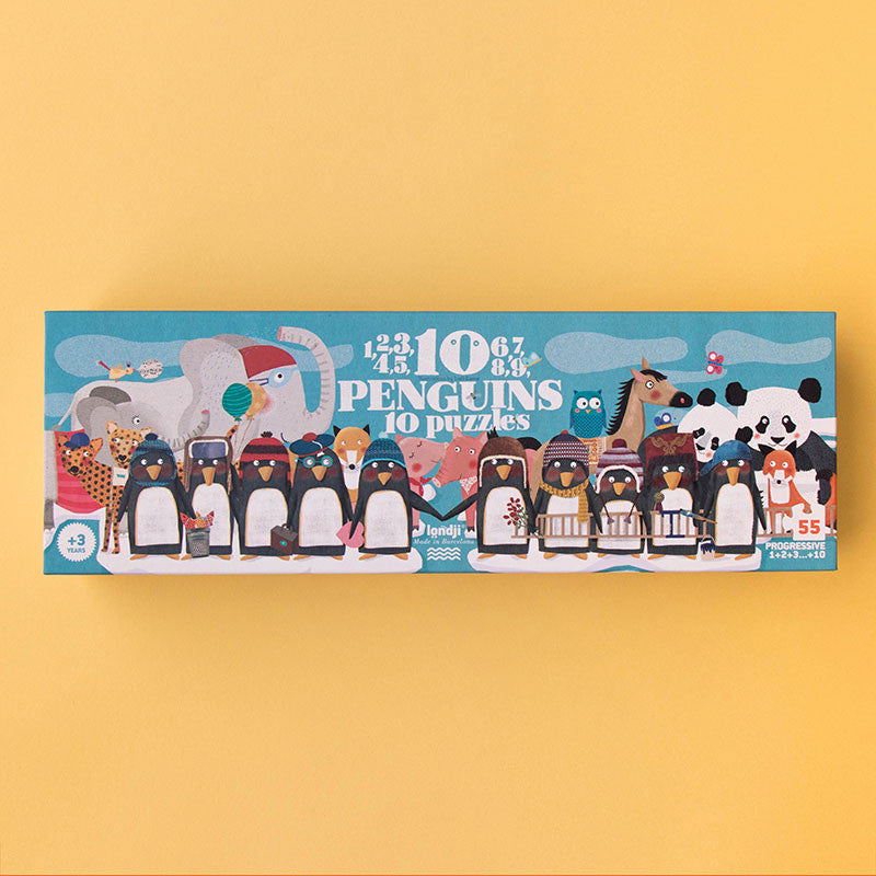 Londji Puzzle10 Penguins - Yapboz 10 Penguen