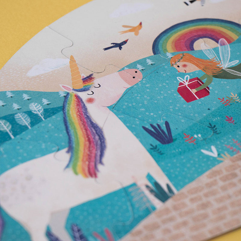 LONDJI  Lonji Puzzle -Happy Birthday Unicorn - Yapboz-Mutlu Yıllar Unicorn!
