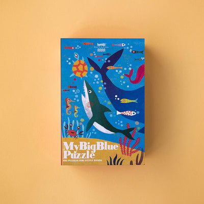 LONDJI Puzzle My Big Blue -  36 Parça Yapboz Büyük Mavim