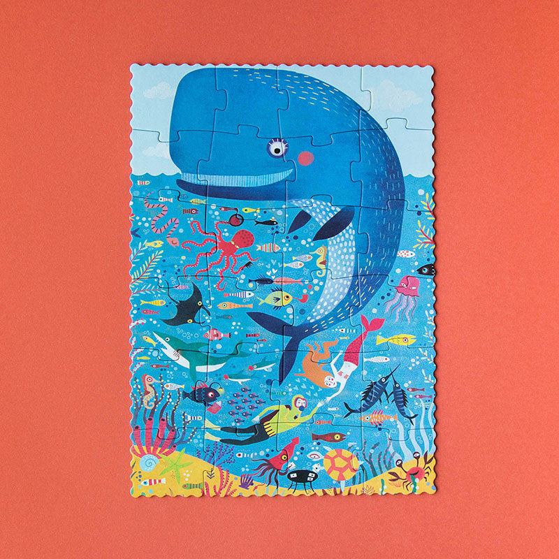 Londji Pocket Puzzle My Little Ocean - 36 parça Cep Yapbozu- Küçük Okyanusum