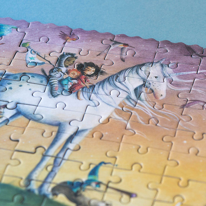 Londji  Pocket Puzzle My Unicorn - 100 Parça Cep Yapbozu Unicornum