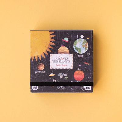 Londji  Pocket Puzzle  Discover the Planets 100 parça - Cep Yapbozu- Gezegenleri Keşfedin -100 parça