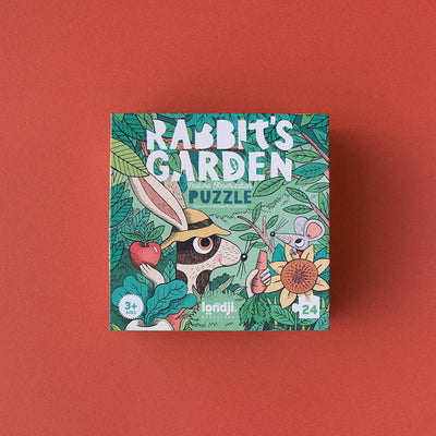 Londji Puzzle Rabbit's Garden - 24 parça Yapboz- Tavşanın Bahçesi