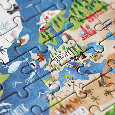 Londji  Pocket Puzzle Discover the World - Cep Yapbozu- Dünyayı Keşfedin