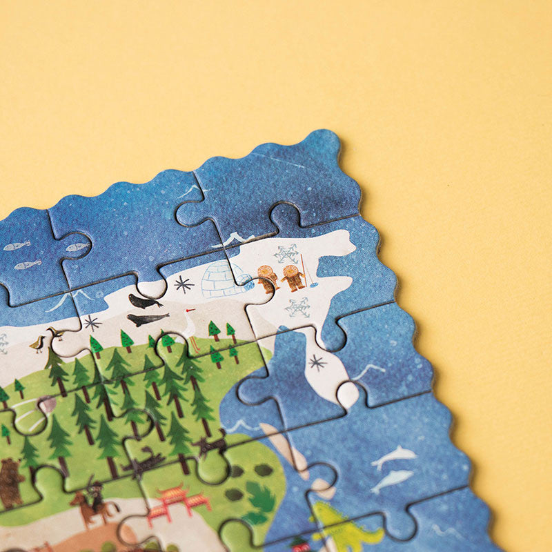 Londji  Pocket Puzzle Discover the World - Cep Yapbozu- Dünyayı Keşfedin