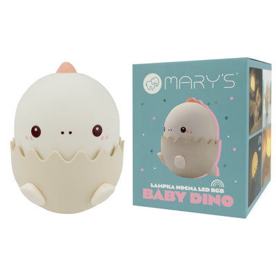 Mary's Baby Dino Pembe Led Gece Lambası