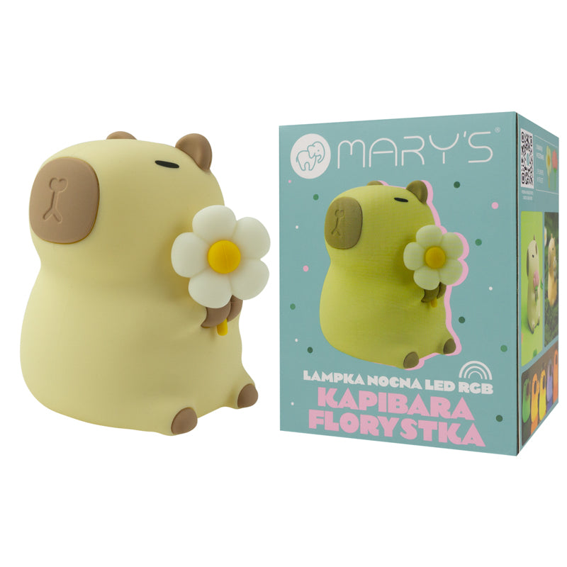 Mary's Capybara Florist Led Gece Lambası