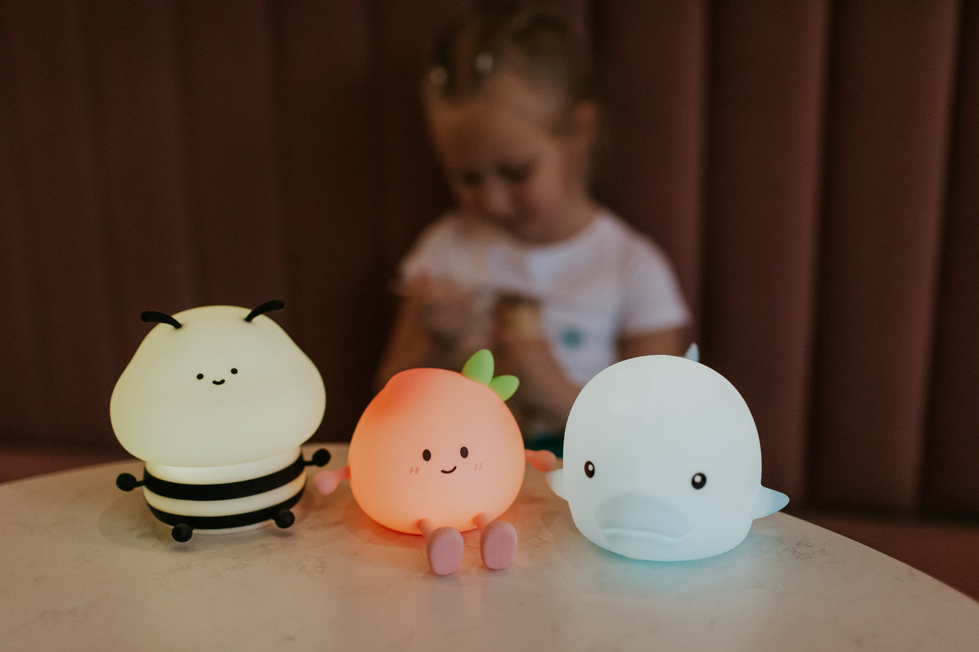 Mary's Peach Led Gece Lambası