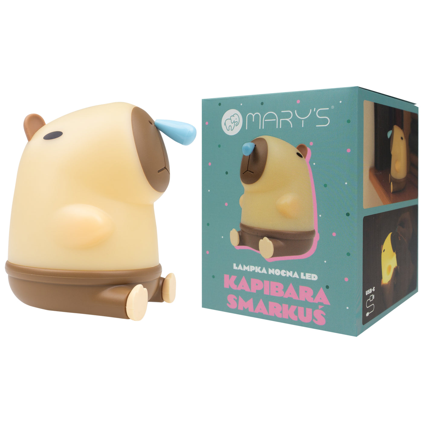 Mary's Capybara Snot Led Gece Lambası