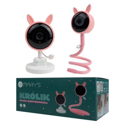 Mary's Pink Rabbit Bebek Monitörü 1080p