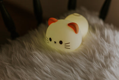 Mary's Sweet Kitty RGB Led Gece Lambası ve Çalar Saat