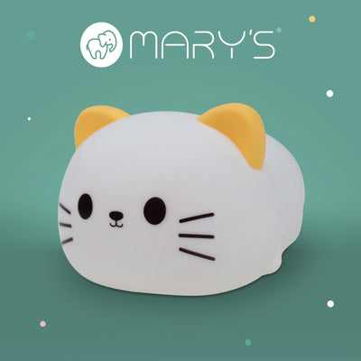 Mary's Sweet Kitty RGB Led Gece Lambası ve Çalar Saat