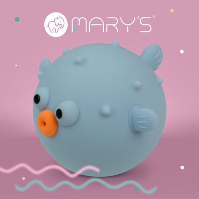 Mary's Puffer Fish Led Gece Lambası Mavi
