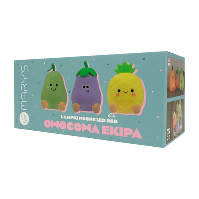 Mary's Fruit Crew RGB Led Gece Lambası Seti