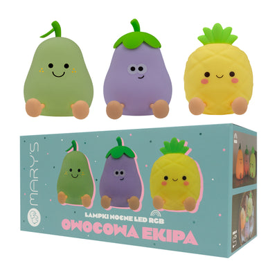 Mary's Fruit Crew RGB Led Gece Lambası Seti