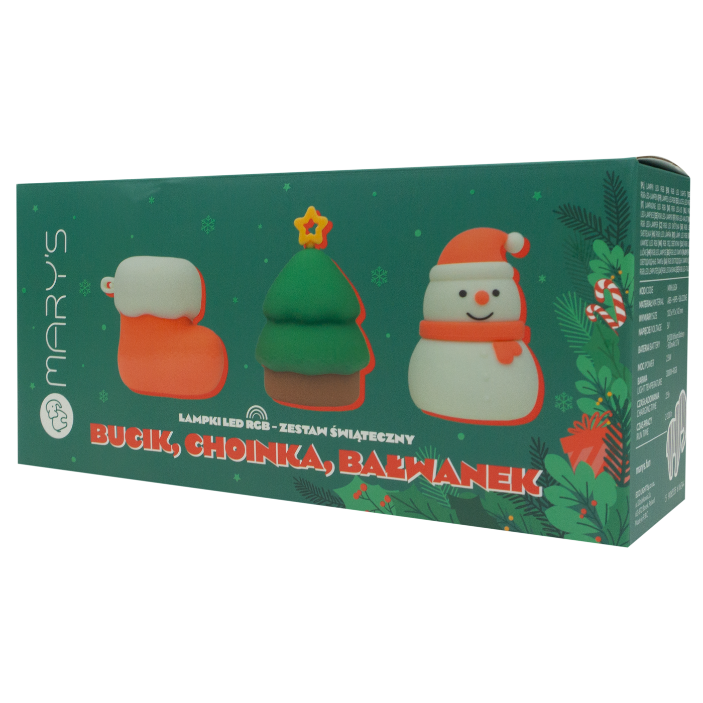 Mary's Yılbaşı Gece Lambası Seti