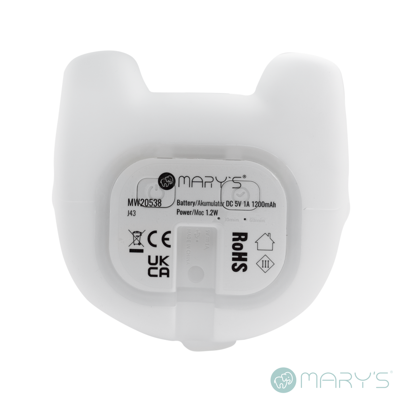 Mary's Cow Mavi Led Gece Lambası