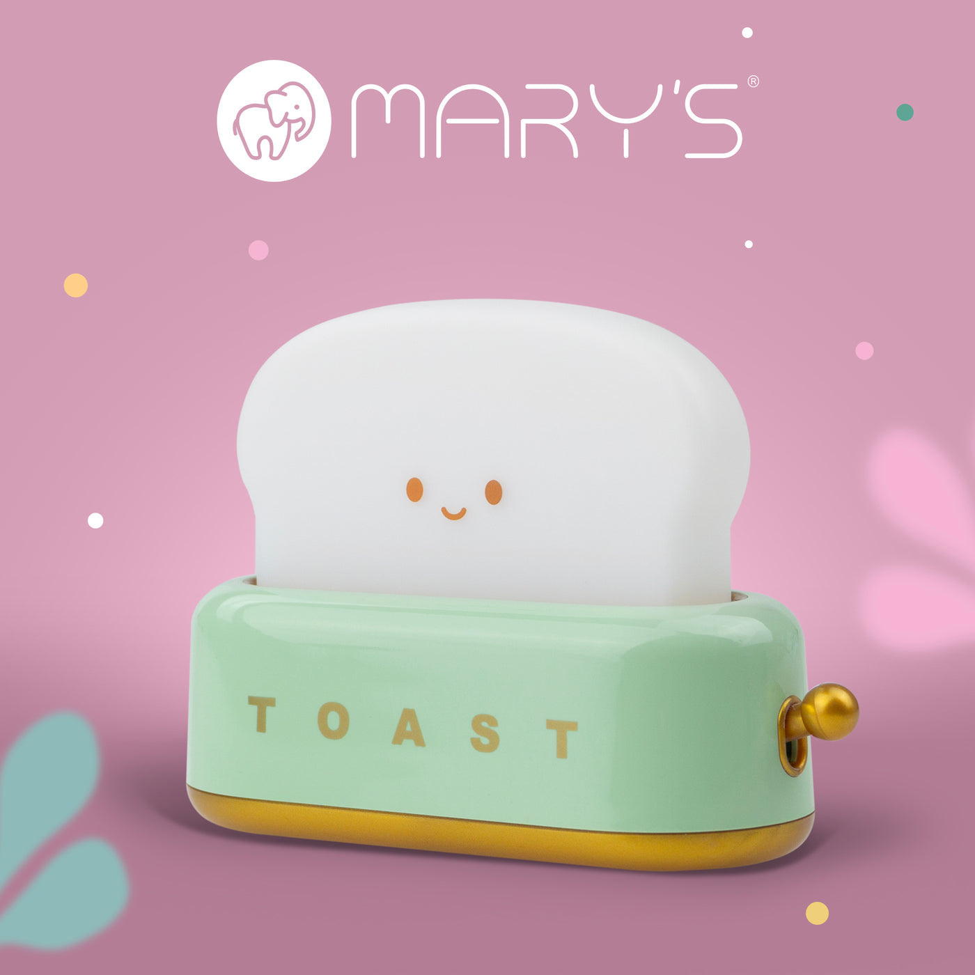Mary's Toaster Yeşil Led Gece Lambası