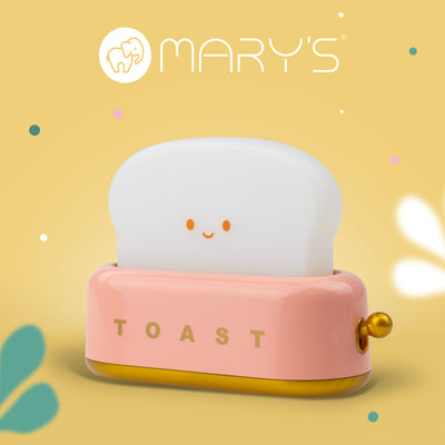 Mary's Toaster Pembe Led Gece Lambası