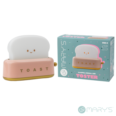 Mary's Toaster Pembe Led Gece Lambası