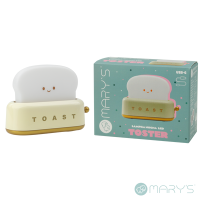 Mary's Toaster Sarı Led Gece Lambası