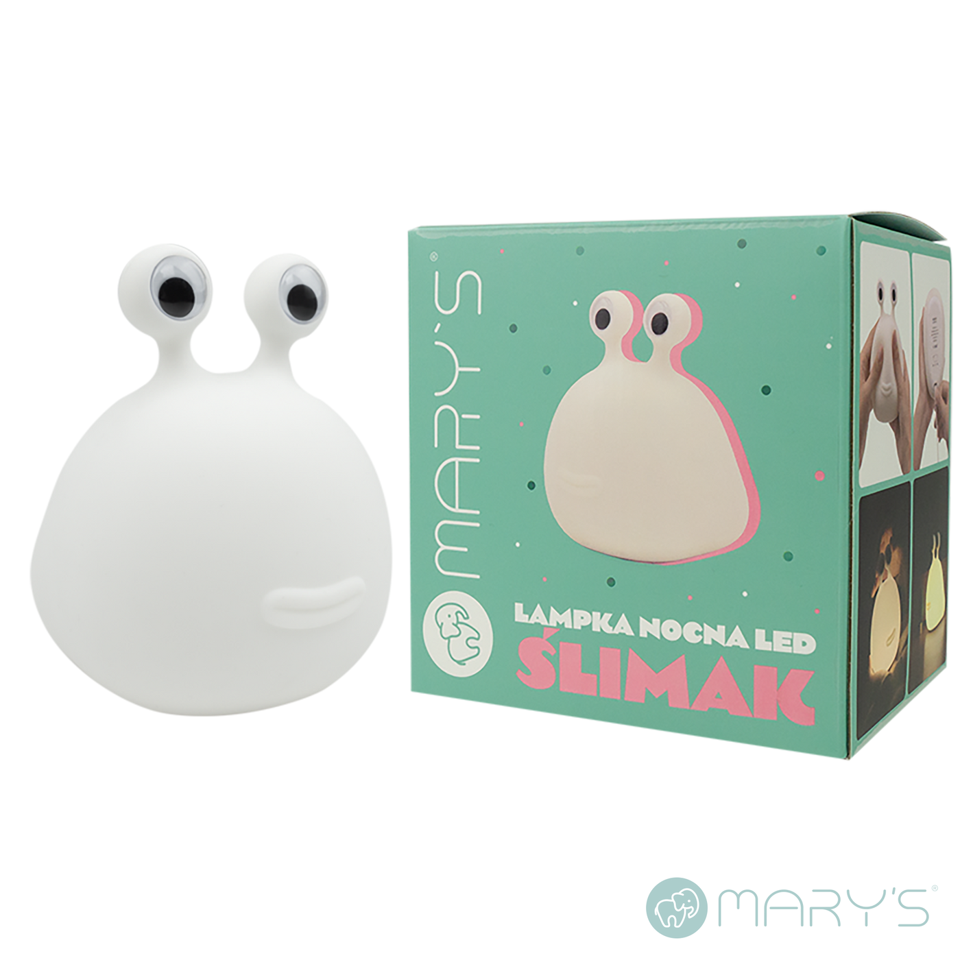 Mary's Snail Led Gece Lambası