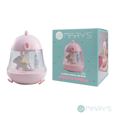 Mary's Music Box Pembe Led Gece Lambası