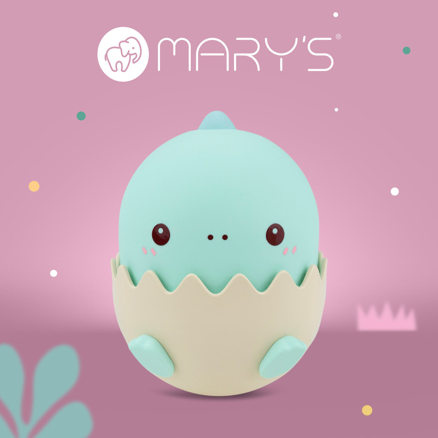 Mary's Baby Dino Mavi Led Gece Lambası