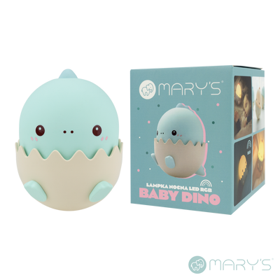 Mary's Baby Dino Mavi Led Gece Lambası
