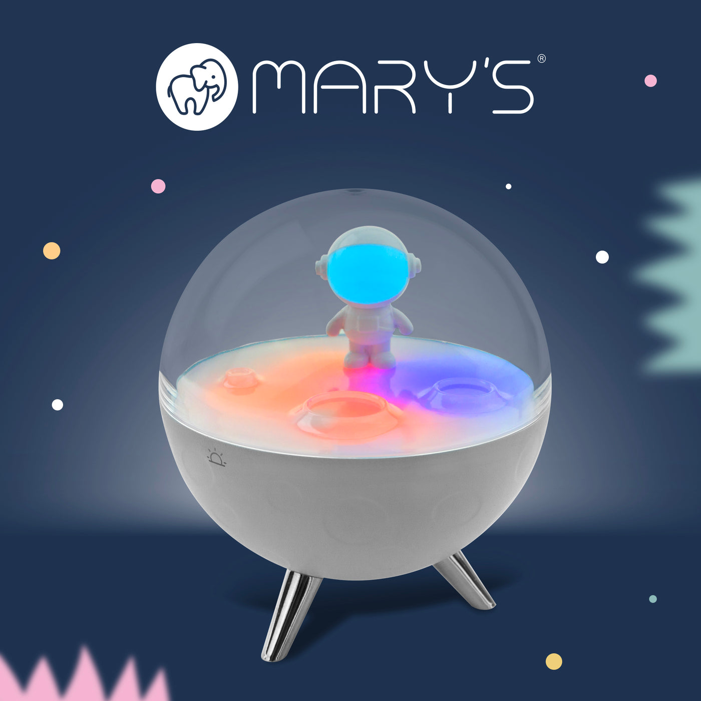 Mary's Moon RGB Led Gece Lambası Beyaz