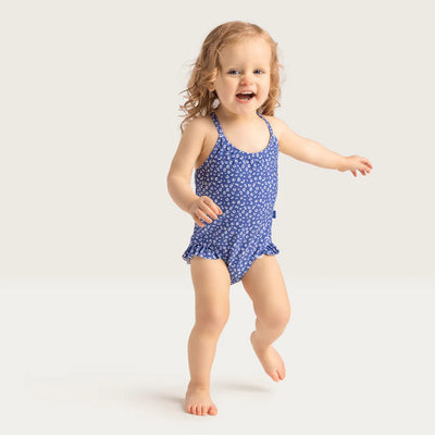 Swim Essentials Leopard Blue UV Korumalı Mayo 8-10 Yaş
