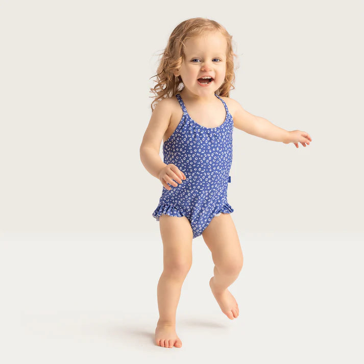 Swim Essentials Leopard Blue UV Korumalı Mayo 1-2 Yaş
