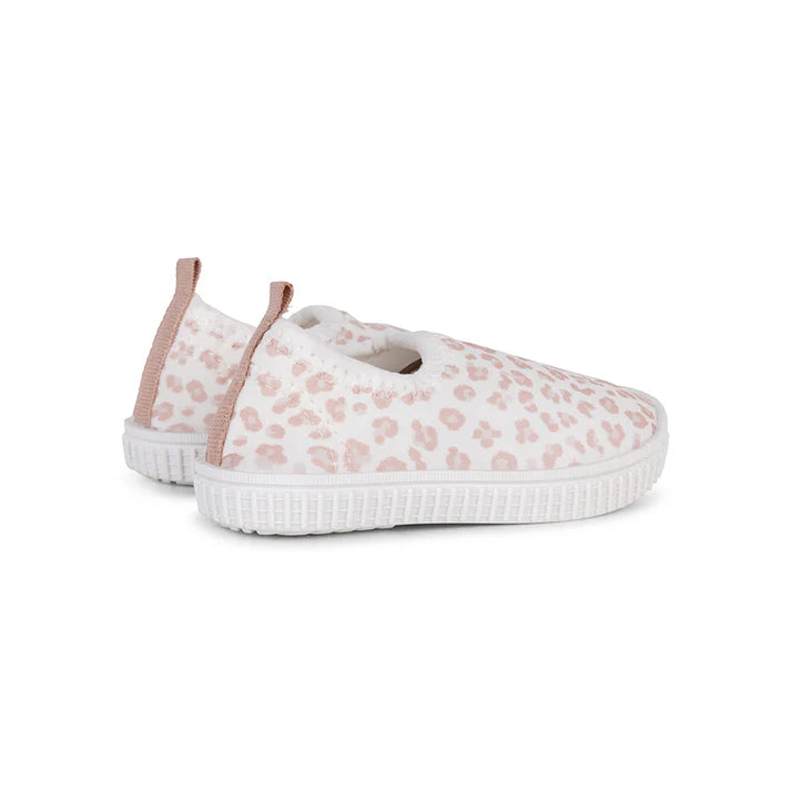 Swim Essentials Leopard Beige Kaydırmaz Çocuk Deniz Ayyakkabısı