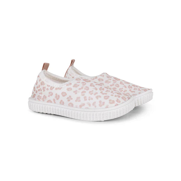 Swim Essentials Leopard Beige Kaydırmaz Çocuk Deniz Ayyakkabısı
