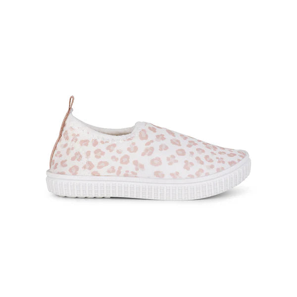 Swim Essentials Leopard Beige Kaydırmaz Çocuk Deniz Ayyakkabısı