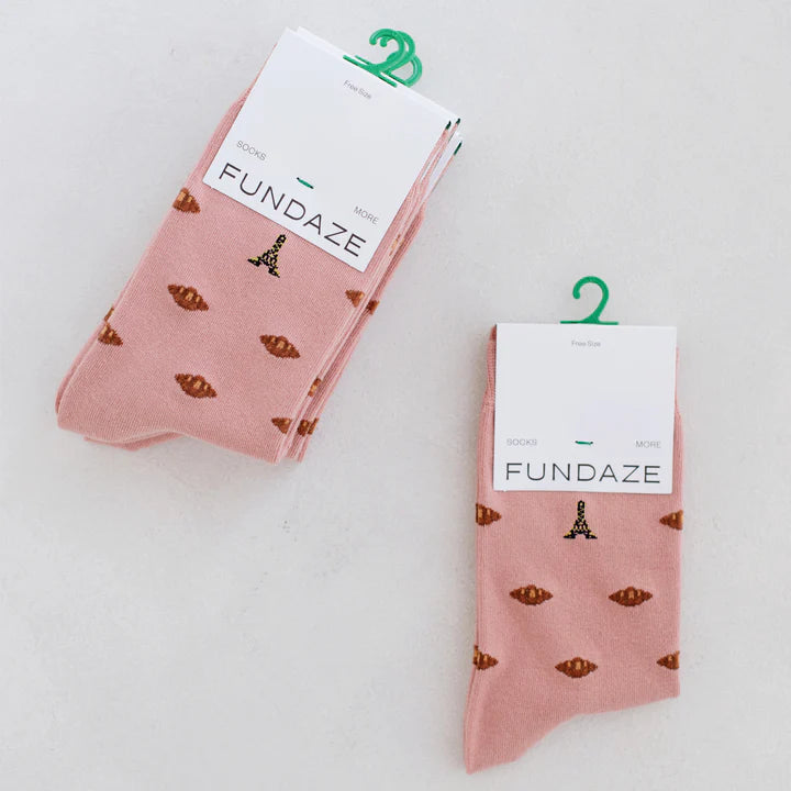 Fundaze - Paris Desenli Çorap