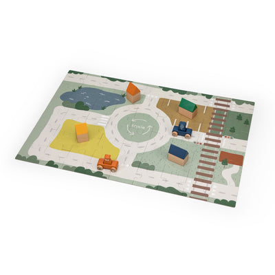 TRIXIE - WOODEN ROAD PUZZLE WITH ACCESSORIES - AHŞAP YOL YAPBOZU