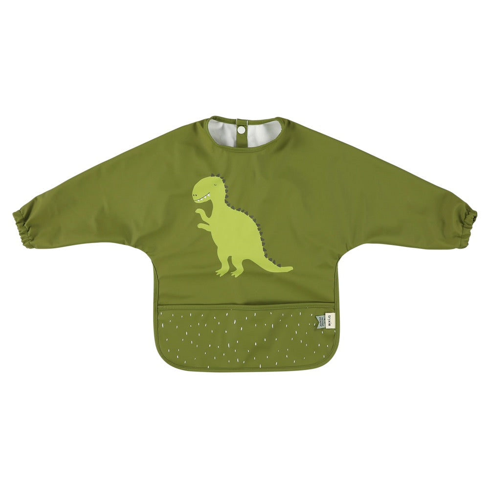 Trixie Mr. Dino - Sıvı Geçirmez Uzun Kollu Mama Önlüğü