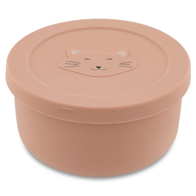 TRIXIE SILICONE SNACK POT WITH LID - SİLİKON KAPAKLI  ATIŞTIRMALIK KABI - MRS. CAT