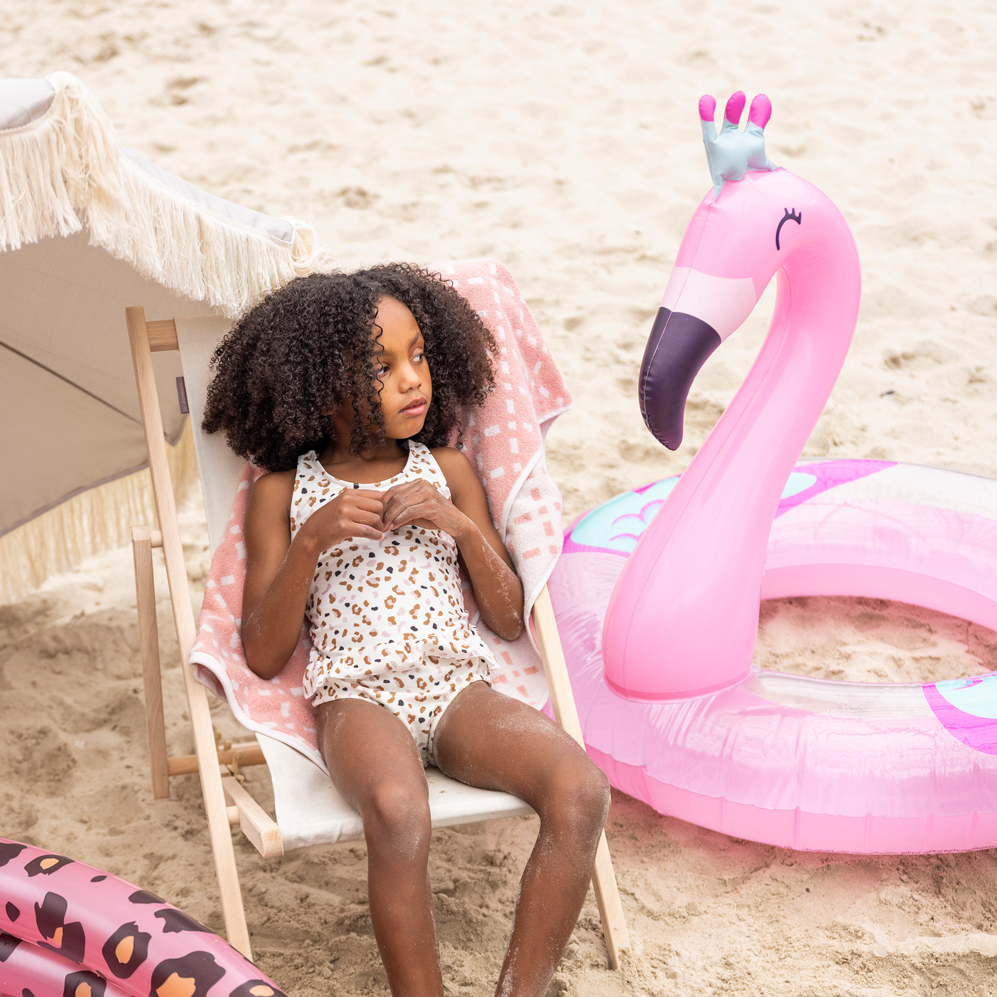 Swim Essentials Pink Flamingo Yüzme Simidi 95cm