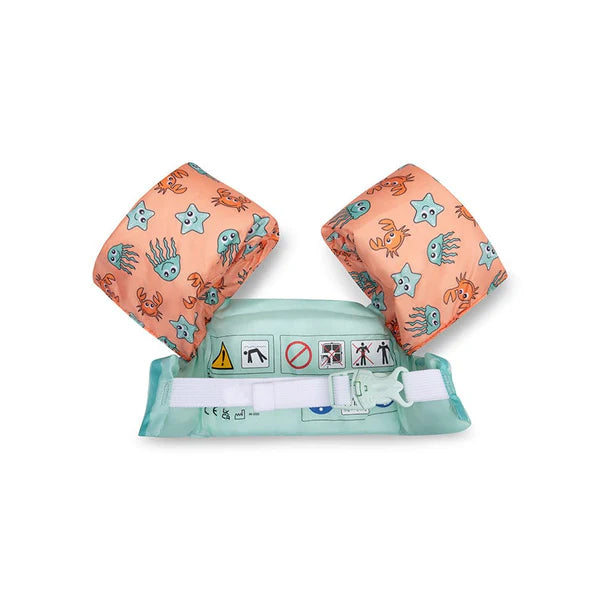 Swim Essentials Sea Animals Puddle Jumper Kolluklu Yüzme Yeleği 2-6 Yaş