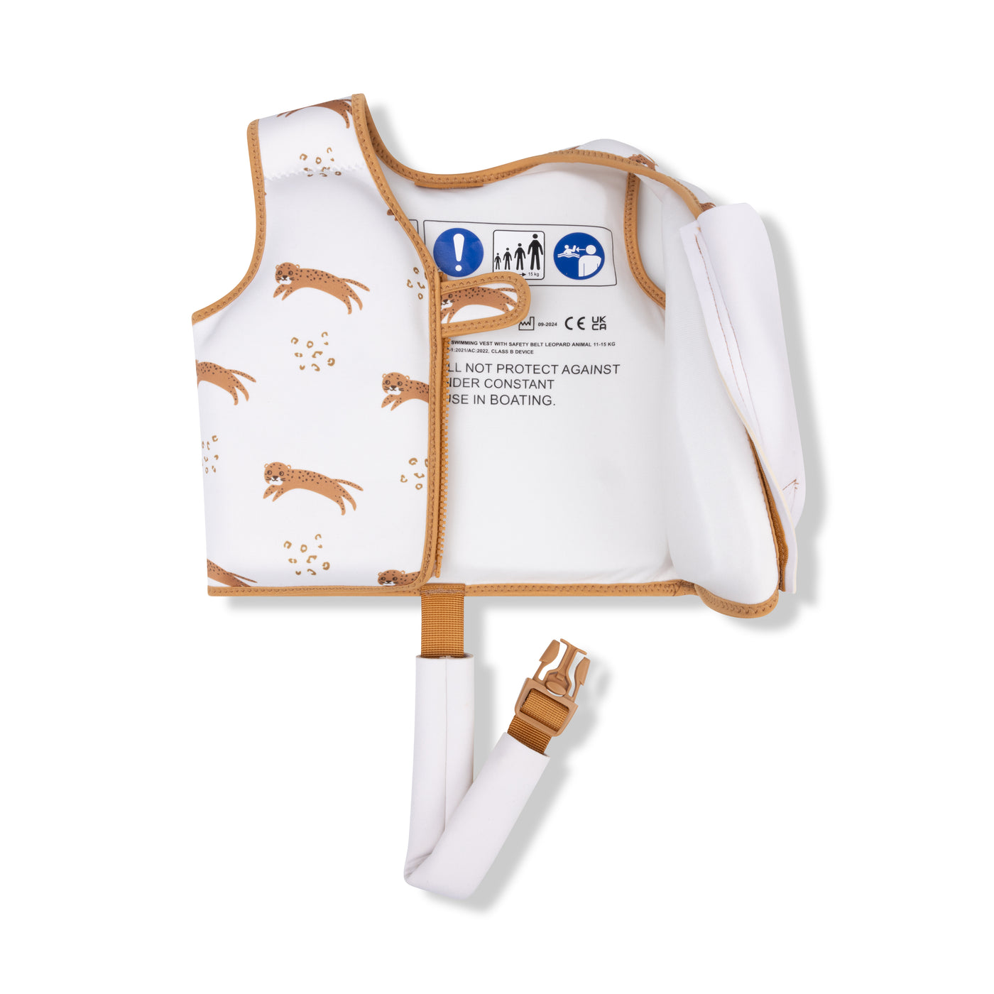 Swim Essentials Brown Leopard Köpük Dolgulu Yüzme Yeleği 1-2 Yaş