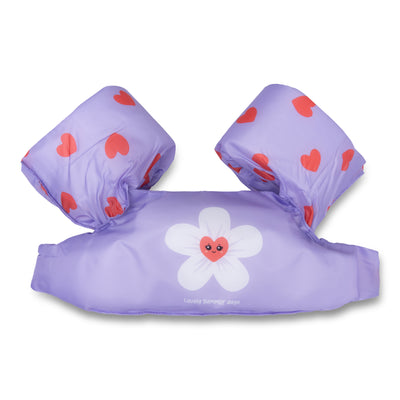 Swim Essentials Flower Hearts Puddle Jumper Kolluklu Yüzme Yeleği 2-6 Yaş