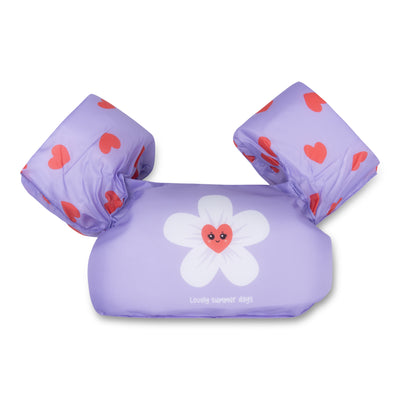 Swim Essentials Flower Hearts Puddle Jumper Kolluklu Yüzme Yeleği 2-6 Yaş